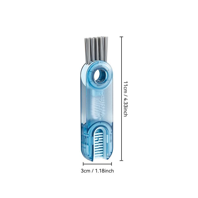 3In1 Cup Brush Water Cup Cleaning Artifact Insulation Cup Bottle Gap U-Shaped Cup Mouth Cup Cover Brush Cleaning Brush