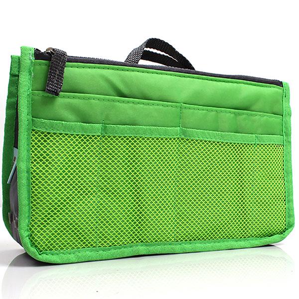 Organizer Insert Bag Women Nylon Travel Insert Organizer Handbag Purse Large Liner Lady Makeup Cosmetic Bag Cheap Female Tote