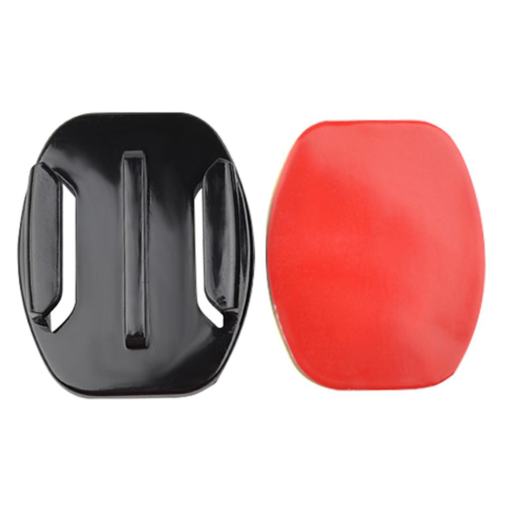 Curved Flat 3M Adhesive Mounts Sticker Mount Set For GoPro Hero 10 9 8 7 6 6 Xiaomi Yi 4K SJCAM Go Pro Action Camera Accessories