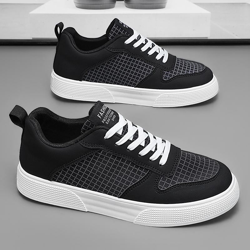 Fashion Green Men PU Leather Sneakers Man Breathable Fashion Vulcanized Shoes Zapatillas De Hombre Tenis for Men White Size 48