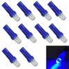 10 Stück T5 12V LED Blau Auto Innenraum Keil Armaturenbrett Instrumententafel Licht Lampe Glühbirne Innenteile Autozubehör Autoprodukte