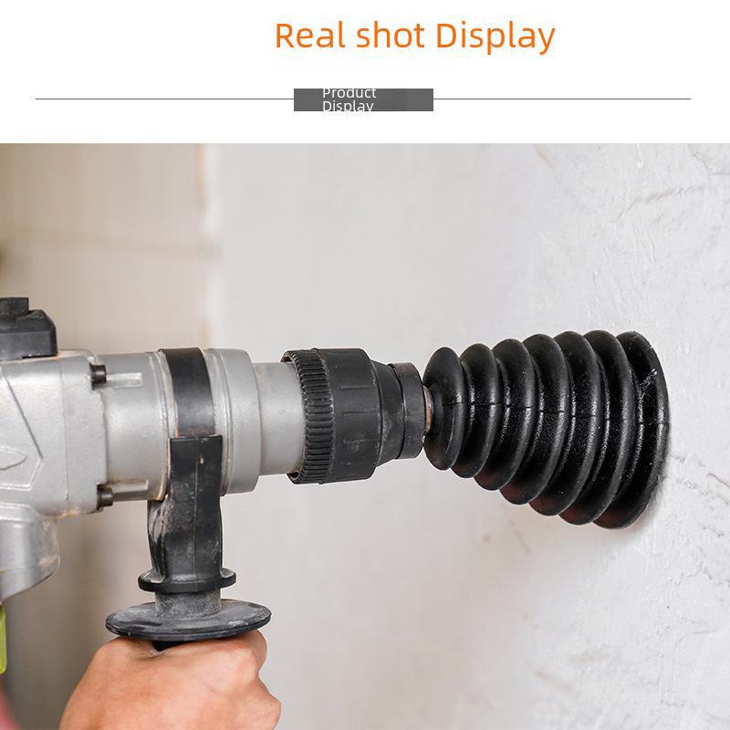 Integrated Electric Drill Dustproof Hammer Cover for Ceiling Ash Collection