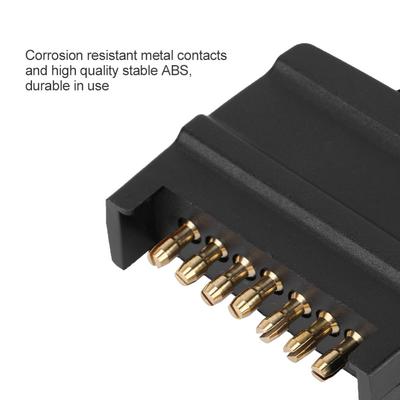 7 Pin Trailer Socket Plug Australian Standard Flat Pin Trailer Connector Adapter Caravan Trailer Connector Vehicle Towing