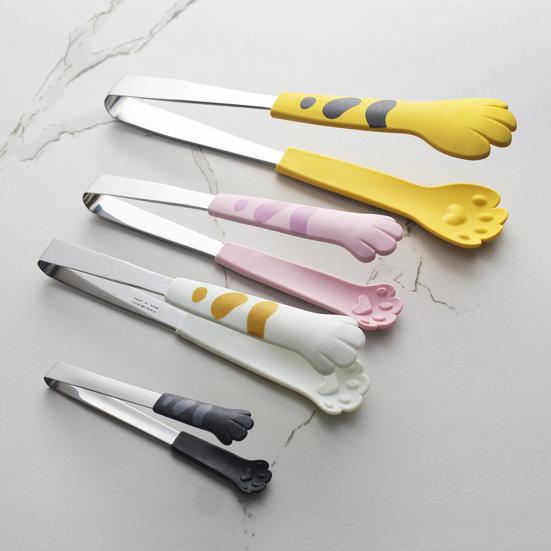 Food Clips Cat Paw Styling Food Tongs Salad Bread Baking