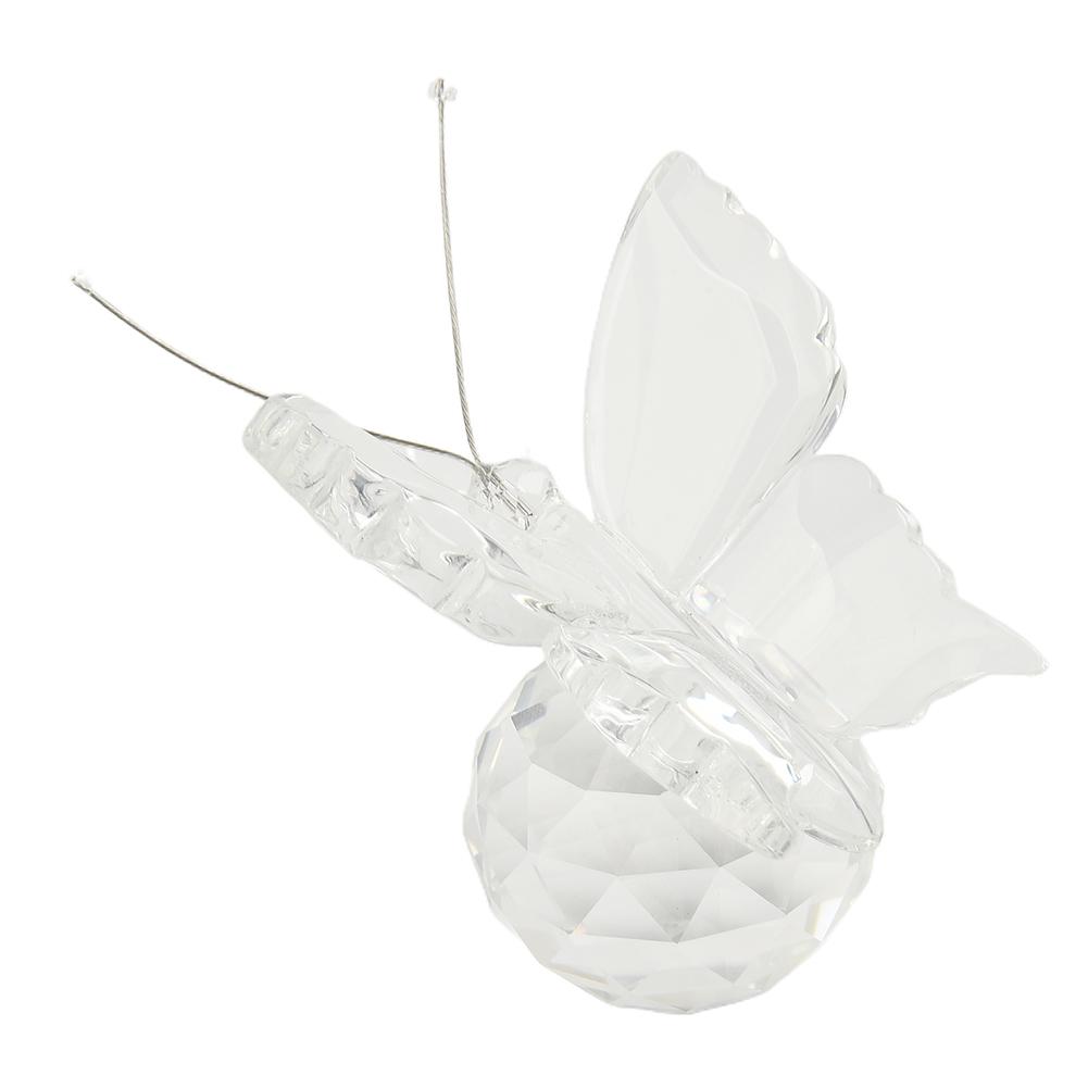 K9 For Crystal Handmade Butterfly Figurine for Home and Wedding Decoration Craft Display and Functional Paperweight