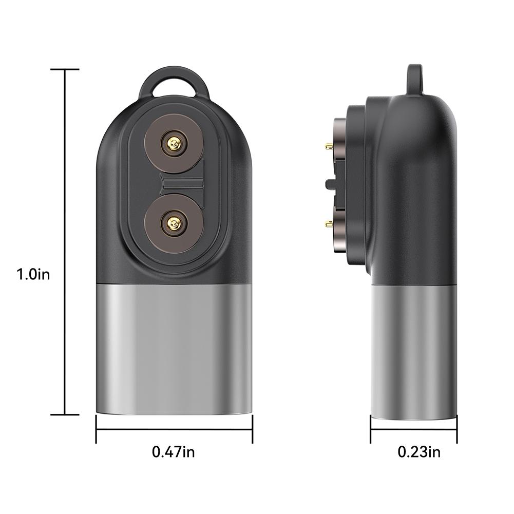 Magnetic Tip Adapter with Overload Guard Magnetic Charging Adapter Type C Charging Adapter for Flashlights Headlamps