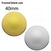 Blank Challenge Coin,Engraving Blanks Coins,Brass Plated 40mm Diameter with Protection Box for DIY Crafts Engraving