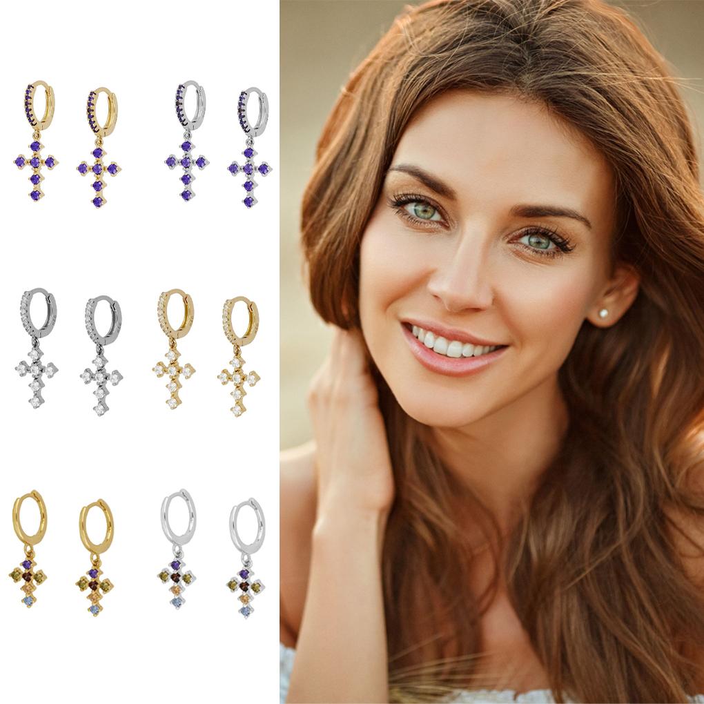 2pcs Earring Hoop Ins Earrings Metal Hypoallergenic Vintage Leisure Casual Jewelry Finding Daily Commute Parties
