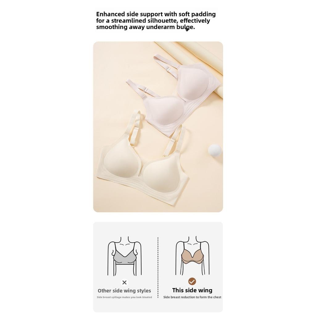 Women'S Seamless Wide Strap Bra, Top Style Without Underwire or Padding, Comfortable and Breathable, Suitable for Everyday Wear In For All Seasons