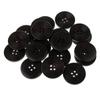4 Holes Round Wood Sewing Buttons Natural Wooden Buttons for Crafts Scrapbooking Clothing Accessories DIY