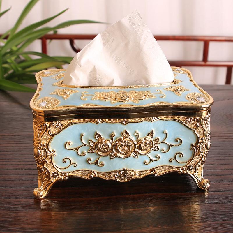 Mehrfarbige Haushalts-Phnom-Penh kleine Servietten-Taschentuchbox Papier-Ziehbox Kreative Acryl-Schreibtisch-Kunststoff-Ziehbox