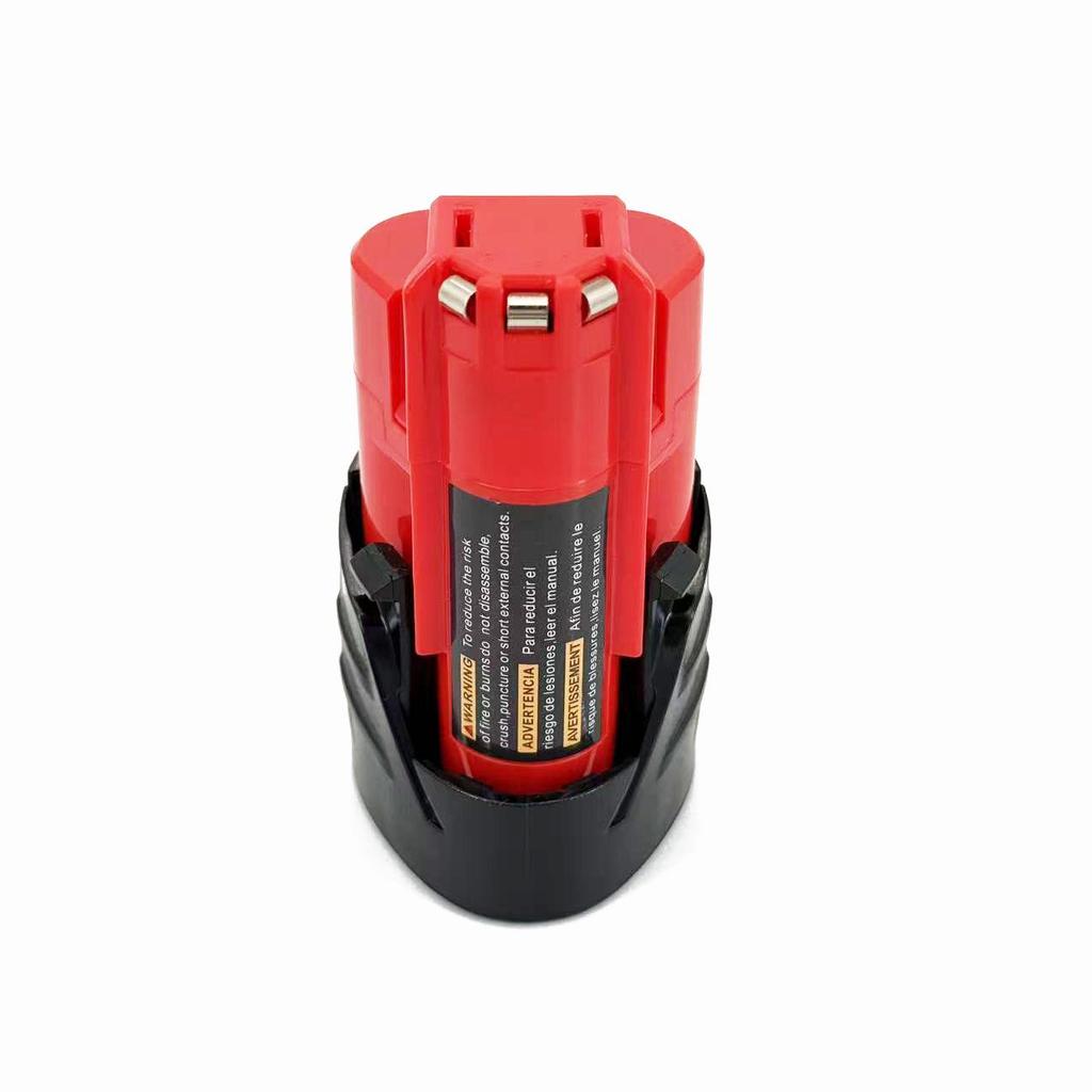 Milwaukee M12 12V Battery and Charger for Electric Wrench and Drill Replacement