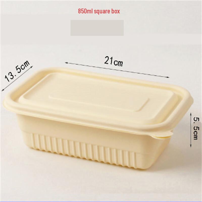 Biodegradable Single Compartment Takeout Container