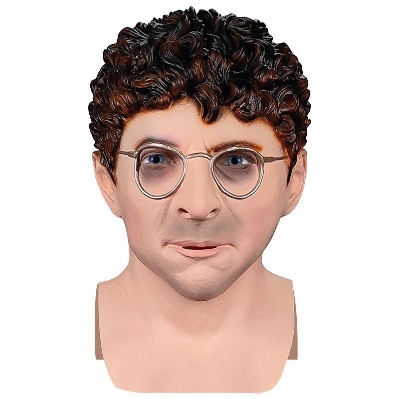 Indian handsome man latex mask, live party mask One size fits all adults