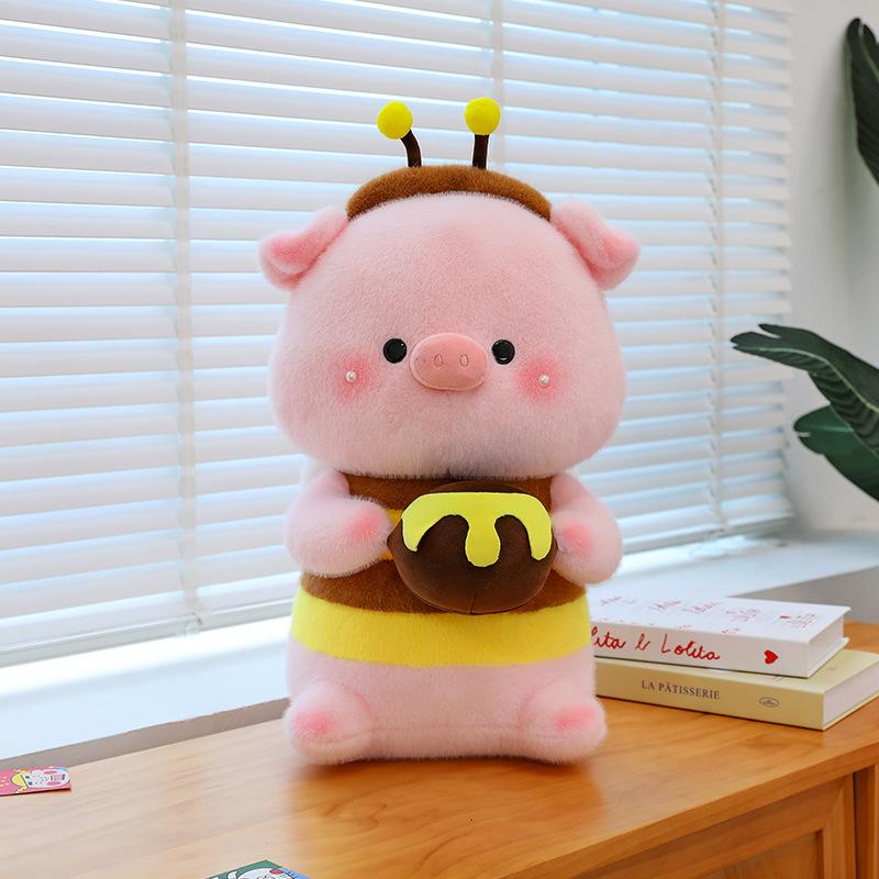 

Pig Bee Plush Toy Doll Pillow Gift Room Decoration Ornament Pp Cotton Filling 35cm/13.78in