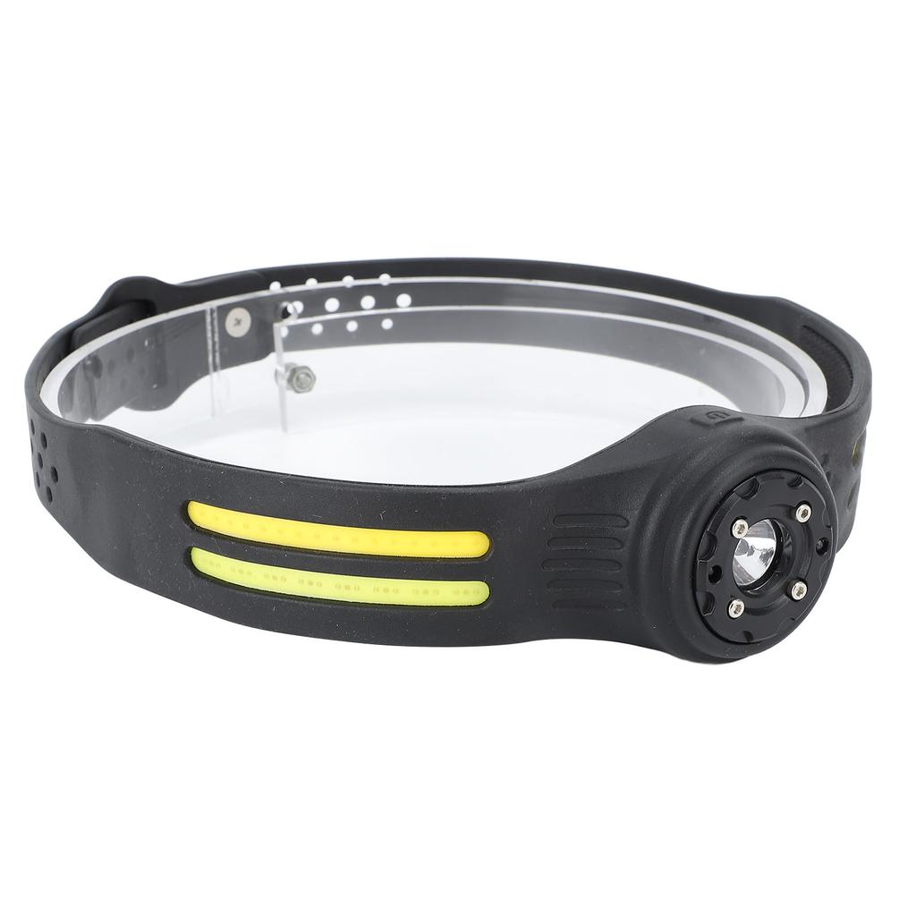 COB LED Headlamp 6 Light Modes 360 Degrees Rotating Waterproof Motion Sensor Headlight for Outdoor R