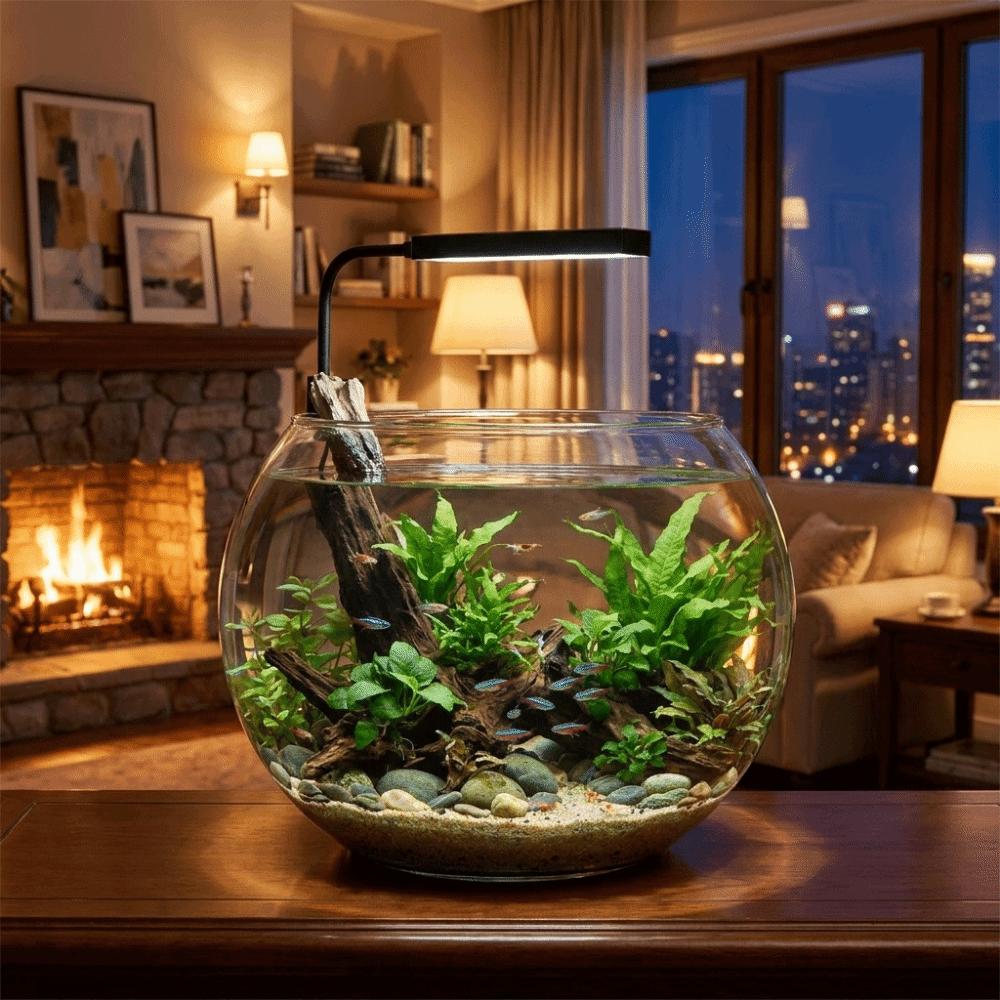 Full Spectrum Aquatic Plant Lamp Rotatable Aquarium Decorative LED Light Ornamental Tank
