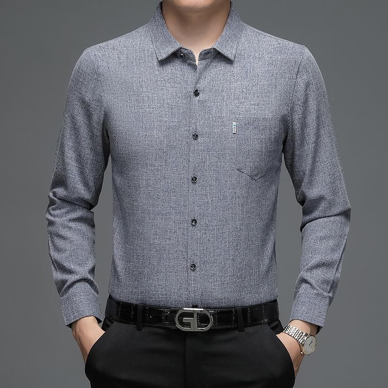 Men's Long Sleeve Shirt Business Casual Men's Shirt