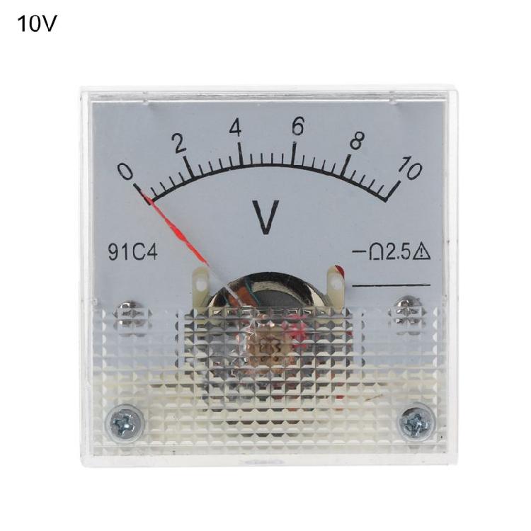 DC Analog Panel Voltage Gauge Volt Meter 91C1 2.5% Error Margin 10 Styles Ga