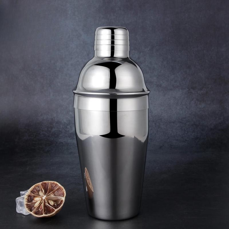750cc Stainless Steel 5-Piece Cocktail Shaker Set