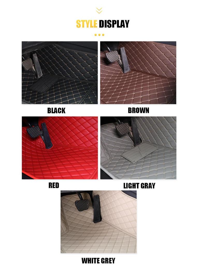 Right-Hand Drive Double-Layer Thickened Floor Mats for Cars - Hong Kong & Australian Versions