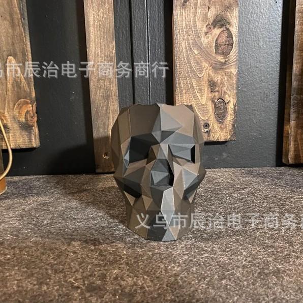 Modern simple resin statue flower pot decoration skull simple flower pot decoration home garden decoration