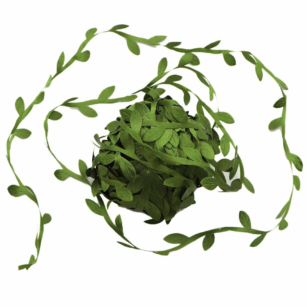 10m Simulation Green Willow Leaves Rattan DIY Accessories Decorative Flower Supplies