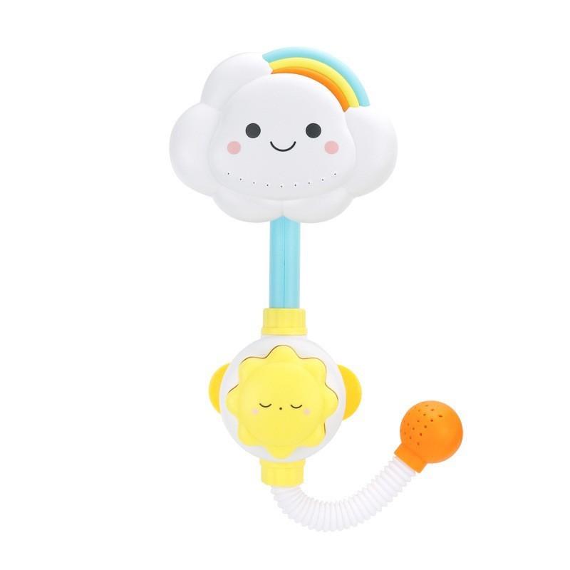 Toy Baby Bath Rainbow Cloud Spray Water Shower Tub Faucet Bathroom Gift Kids