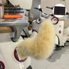 Car Wagging Tail Sound Activated & Remote Control, Electric Moving Fluffy Fox Tail, Auto Decoration Plush Tail for Car
