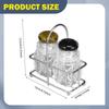 Clear Seasoning Box Rack Creative Multipurpose Dining Table Large Storage Container Empty