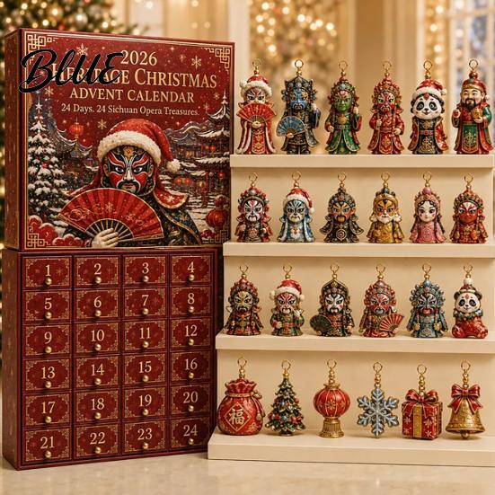 Balcony Hanging Pendant Garden Decoration Decorative Ornament Advent Calendar Heritage Acrylic Durable Lightweight Blind Box