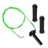 NIBBI Motorcycle Handle CNC Throttle Twist Grips Handguards 180cm Throttle Cable Accelerator Set for GY6 Engine Scooter DirtBike