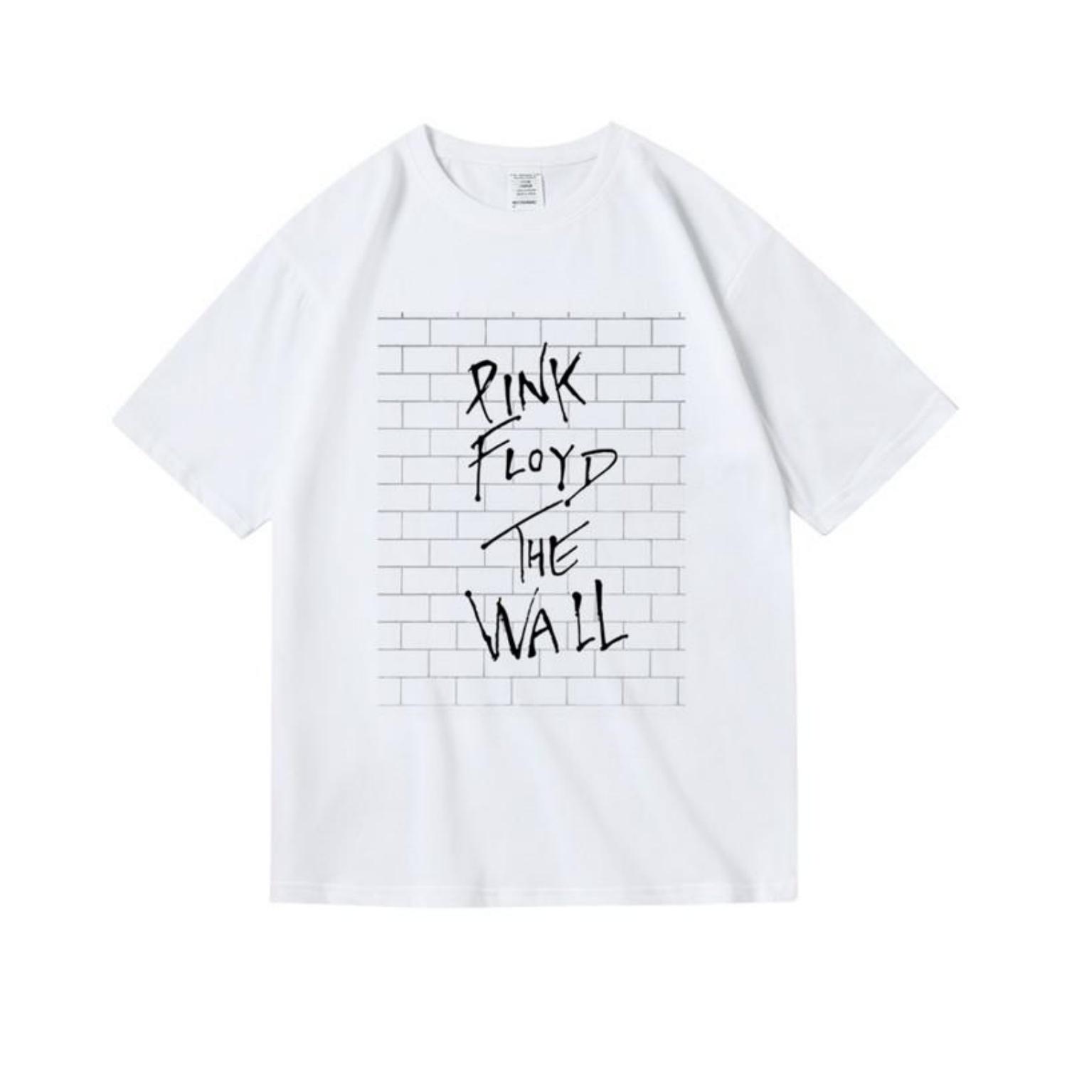 

Футболка Pink Floyd Dark Side of The Moon з обкладинкою альбому Топи Вінтажні Чоловічі Жіночі Бавовняний Одяг Oversized Хіп-Хоп Унісекс Футболка Одяг XXXXXL чорний