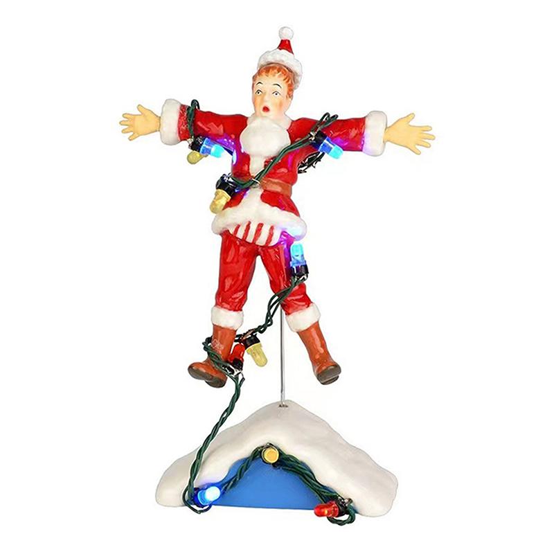 Christmas Village Ornament Christmas Vacation Village Snow Village For Holiday Decorations Griswold Style House Xmas Ornaments