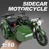 1/10 Motocykl Trójkołowy Stop Die-Cast Model Motocykla Zabawka Pojazd Kolekcja Dźwięk i Światło Terenowy Autocykl Zabawki Samochód
