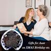 Aunt Gifts From Niece Unique - Crystal Engraved Best Aunt Ever Gifts Ideas For Auntie - Crystal Keepsake Birthday Present To My Auntie On Christmas