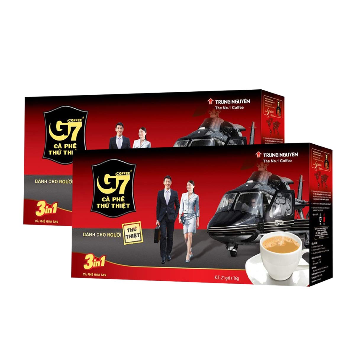 

Trung Nguyen G7 Instant Coffee 3in1 16g x 21 bags x2 box set [item]