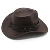 Punk Cowboy Hat Woman Men Windproof Cowboy Hat Western Style Photography Hat