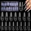 150Pcs Transparent False Nail 15 Sizes Nail Extension Form New Dual Nail Form  for Nail Art Salon