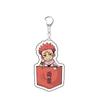 For Anime JJK Fushiguro Megumi Gojo Satoru Zenin Mai Nanami Kento Inumaki Toge Acrylic KeyChain Backpack Accessories Gift