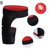 Verstellbare Oberschenkel-Kompressionsbandage Hüft-Leisten-Stützbandage Thermischer Beinschutz Schmerzlindernder Gürtel