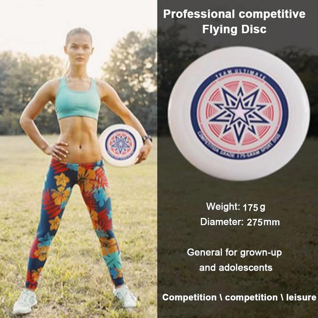 Disc Golf Flying Disc 11Inch 175 Gram Professional Ultimate Flying Disc Certified by WFDF For Ultimate Disc Competition Sports