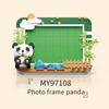 Panda Bamboo Photo Frame Building Blocks Toy Panda Theme Photo Wall Model Bricks Toy Desktop Decoration Children Christmas Gifts