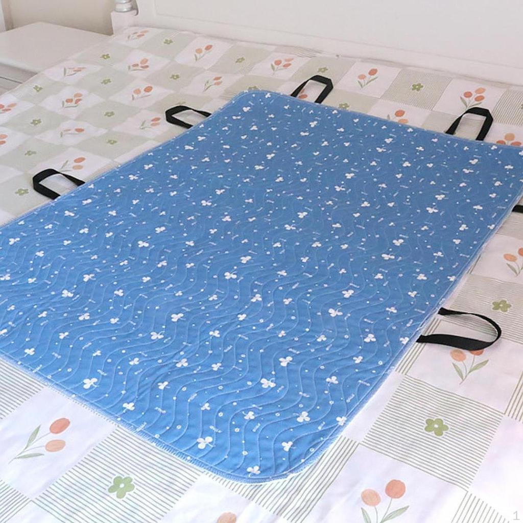 Positioning Bed Pad with Handles Lift Aid for Caregiver Elderly Disabled