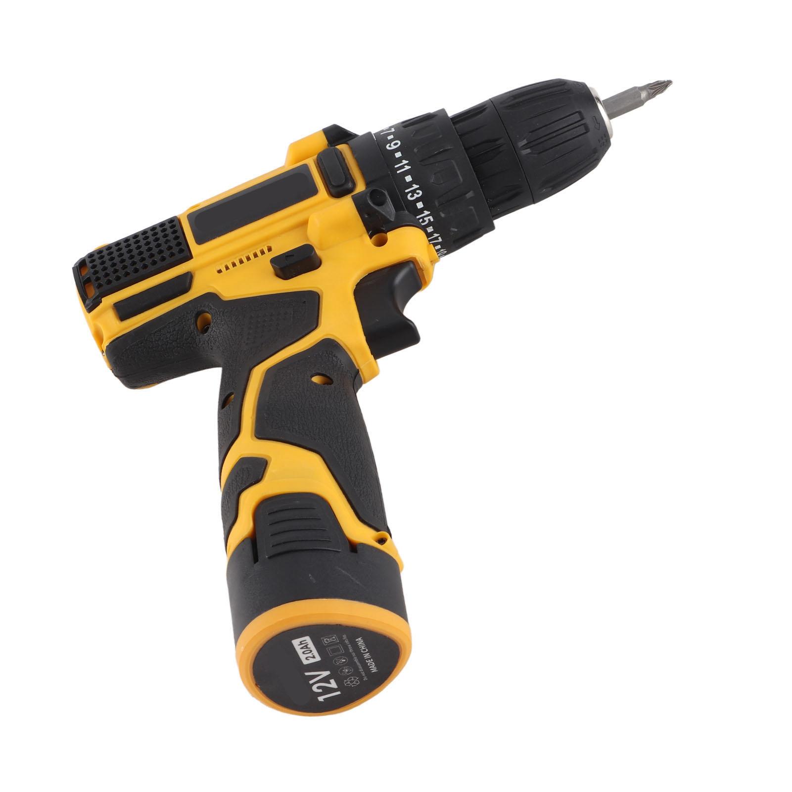 

Набор инструментов для электродрели 12 В с литиевым аккумулятором и ионным питанием 1400 об/мин. Многофункциональный набор инструментов для электродрели