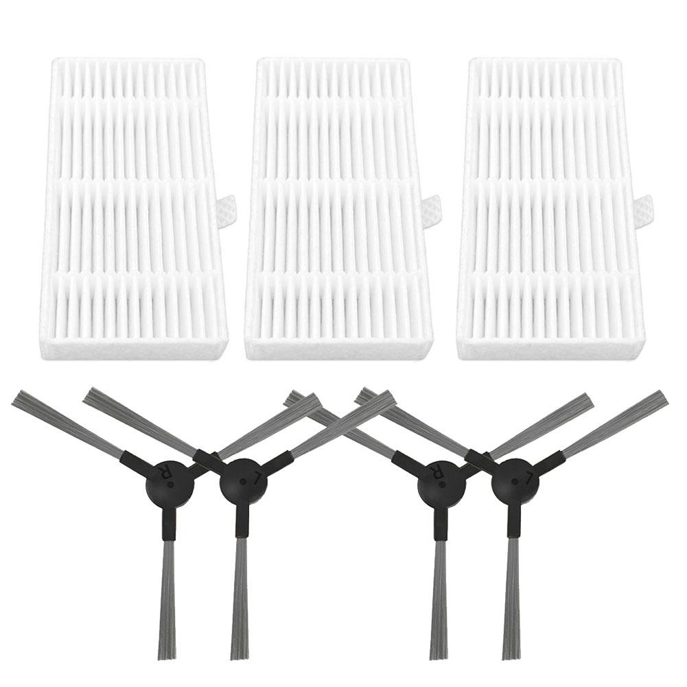 Optimale Leistung mit Ersatz-Seitenbürsten & Filtern für Cecotec Staubsauger