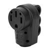 125V/250V 50A Copper Pin Female Plug Socket RV Marine Power Adapter Connector With Grip Handle
