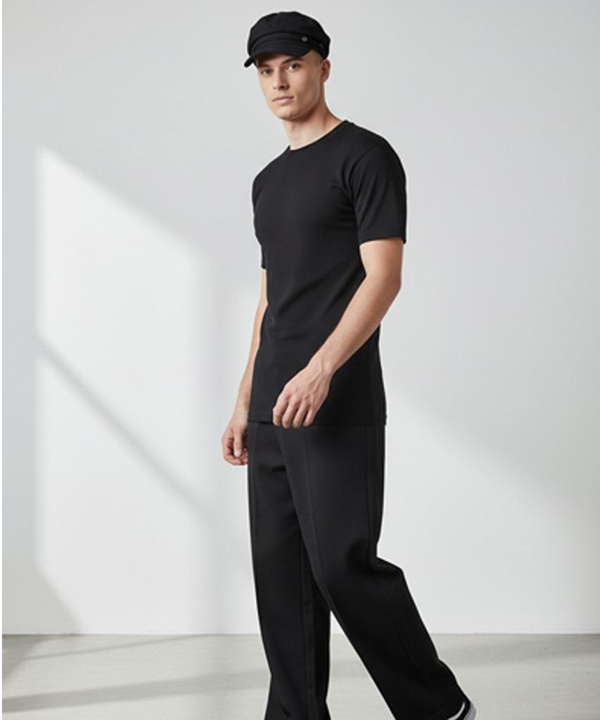 Yunibeosyeolkemiseuteuli Linen Logo Black Marine Cap