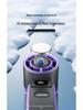 Portable Foldable Neck Fan with Digital Display & Stepless Speed