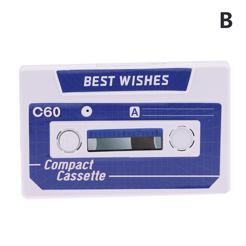 Selbstgemachte DIY Grußkarten Ins Aufnehmbare Postkarte Kassettenband Selbstgemachte DIY Valentinstagsgeschenke 5 Min. Tonaufnahme